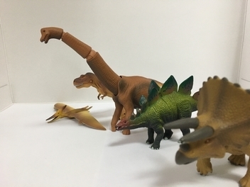 現れる恐竜
